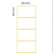 50x30 mm Termal Etiket