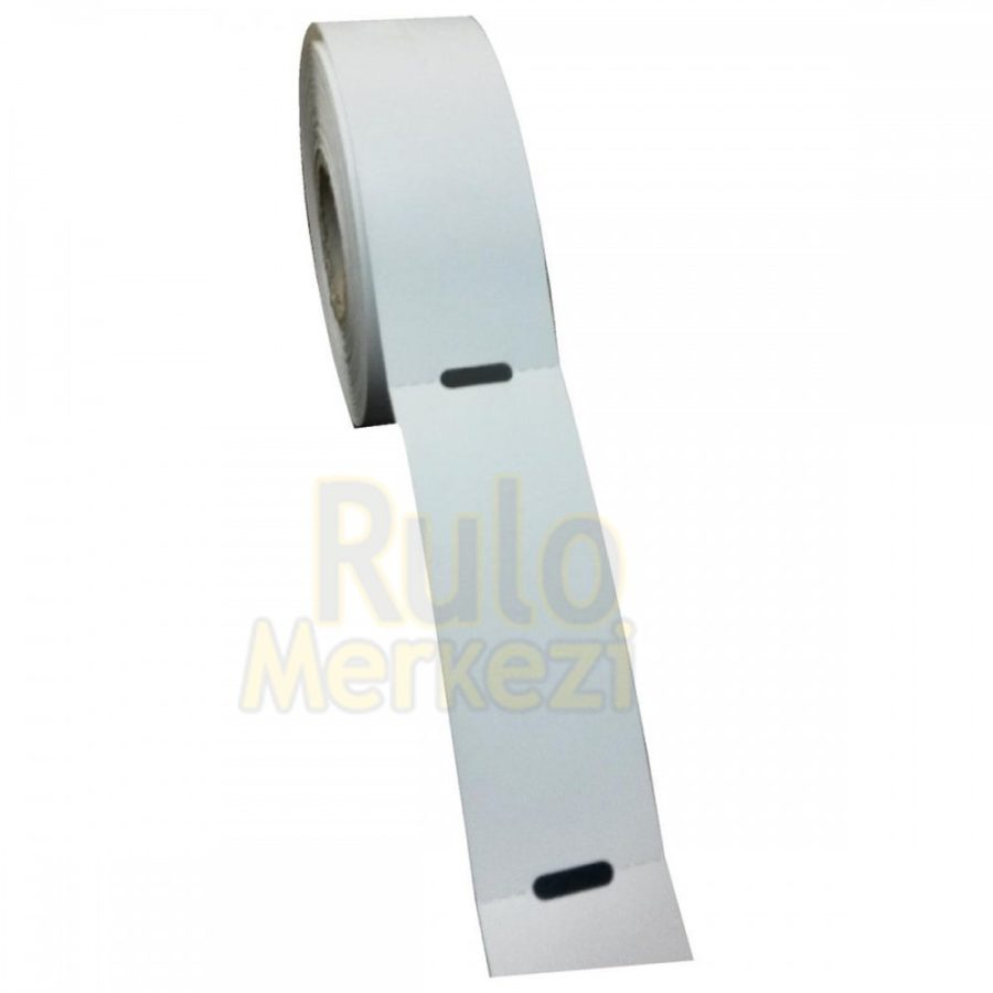 100X38 RAF ETİKETİ ORTADAN DELİKLİ